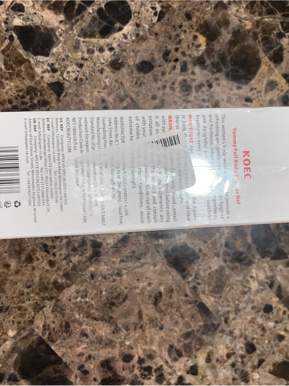 Yummy Deep Cleansing Fresh Full Body Shower Gel - Pink/Red - Picture 4 of 4